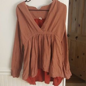 Free People Babydoll Top